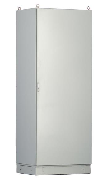 19" venkovní rozvaděč 30U/600x600 plechové dveře, IP55, šedá