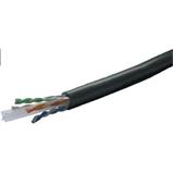 DATACOM UTP drát CAT6 PE, venkovní, černý