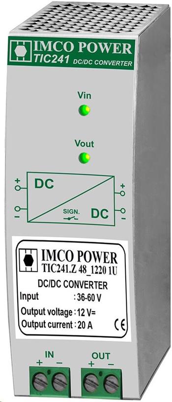 IMCO POWER TIC241.H 24_4806 měnič, 24V DC/48V DC, 300W