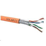 Instalační kabel Solarix CAT7A SSTP LSOHFR, oranžová