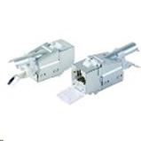 Keystone RJ45 STP CAT6A (10Gbit ) SILVER