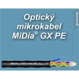 LT MiDia GX 48 vl. AW+, 4x12 vl./trub., OD 5,8 mm (6 el.), HDPE plášť