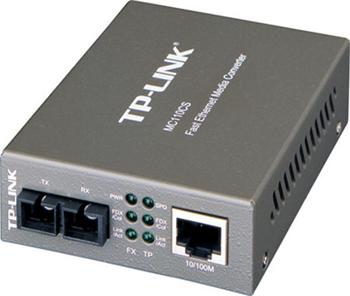 Media konvertor / převodník TP-LINK, MC110CS, 100 Mbps, SM, SC, 20km, 1310nm