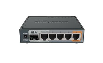 MikroTik RouterBOARD RB760iGS, hEX S, 5xGLAN, SFP, USB, L4, PSU