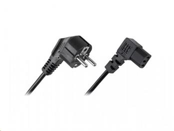 Napájecí kabel FLEXO k PC 1,8 m, úhlový