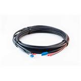 Optický kabel hybridní Fiber Arsenal, 2vl, 2x LC, SM, Cu 2x1,5mm, Outdoor
