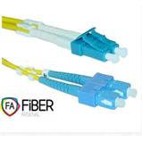 Optický patchcord, 9/125, LC/PC-SC/PC, SM, duplex, 1m