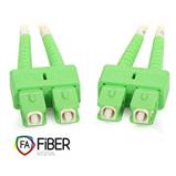 Optický patchcord, 9/125, SC/APC-SC/APC, SM, duplex, 1m