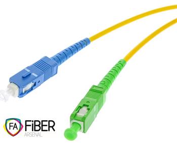 Optický patchcord, 9/125, SC/PC-SC/APC, SM, simplex, 10m