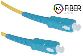 Optický patchcord, 9/125, SC/PC-SC/PC, SM, simplex, 10m