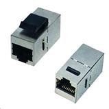 Panelová spojka, UTP, CAT5E, 2xRJ45, přímá