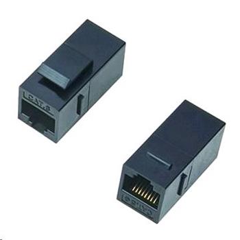 Panelová spojka, UTP, CAT6, 2xRJ45, přímá