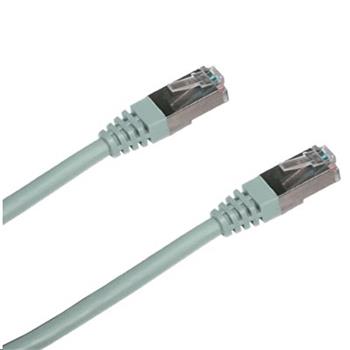 Patch cord FTP CAT5E 0.5m šedý
