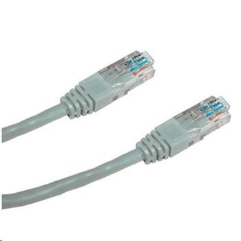Patch cord UTP CAT5E 10m šedý