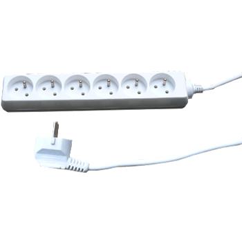 Prodlužovací kabel 230V/2m - 6 zásuvek