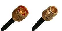 Propojovací kabel N male - N female, 2,4 GHz, 7 m