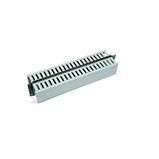 RACK 19" Vyvazovací panel 2U oboustranná plastová lišta