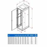 RACK Triton , 19", 15U, 800x1000mm,stojanový - RMA-15-A81-CAX-A1