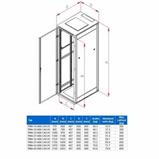 RACK Triton , 19", 22U, 600x600mm, stojanový - RMA-22-A66-CAX-A1