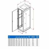 RACK Triton , 19", 32U, 800x1000mm, stojanový - RMA-32-A81-CAX-A1