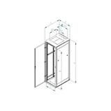 RACK Triton , 19", 45U, 600x900mm, stojanový - RMA-45-A69-CAX-A1