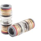 Spojka mikrotrubičky 10/8 mm průhledná DSM10 s pojistkami