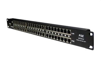 Stíněný 24-portový pasivní POE panel