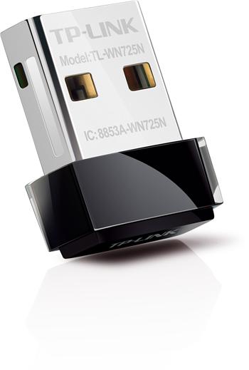 TP-LINK TL-WN725N, Bezdrátový USB adaptér, 2,4GHz, 150 Mbps