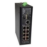 Tycon System TP-SW8GAT/BT/24-SFP, průmyslový PoE+ switch, 8x 1G Ethernet, 2x SFP