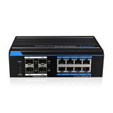 UTEPO UTP7308GE-POE, Průmyslový Gigabit PoE switch - 8x PoE, 4x SFP