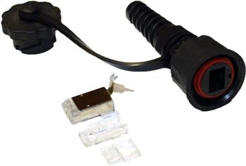 Venkovní konektor Solarix CAT6 stíněný