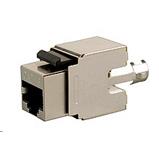 Zařezávací keystone Solarix CAT6 STP RJ45, černý