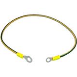 Zemnící kabel žlutozelený, 6mm2, 0,65 m